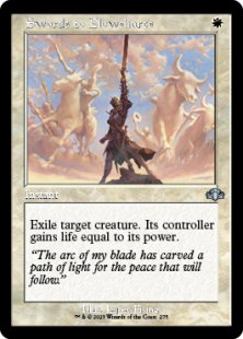 Swords to Plowshares (foil) (showcase)