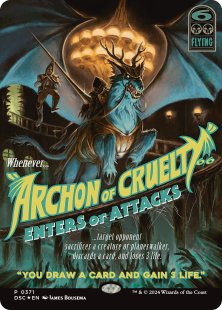 Archon of Cruelty (foil) (borderless)