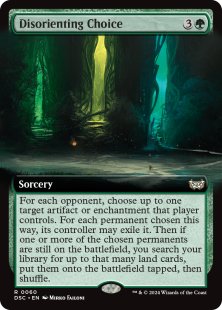 Disorienting Choice (extended art)