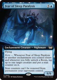 Fear of Sleep Paralysis (extended art)