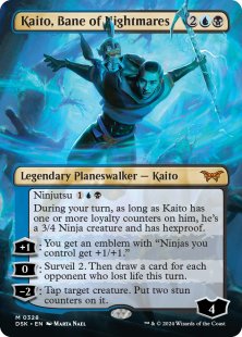 Kaito, Bane of Nightmares (#328) (foil) (borderless)