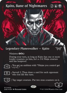 Kaito, Bane of Nightmares (#409) (textured foil) (borderless)