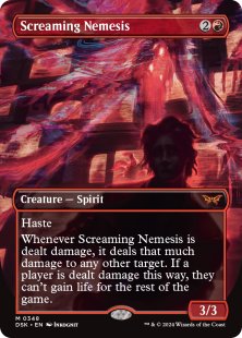 Screaming Nemesis (foil) (borderless)