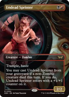 Undead Sprinter (foil) (borderless)