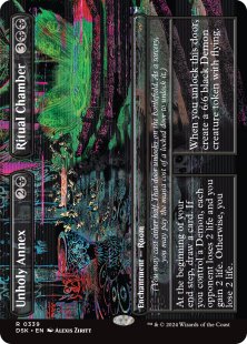 Unholy Annex // Ritual Chamber (foil) (borderless)