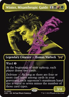 Winter, Misanthropic Guide (foil) (borderless)