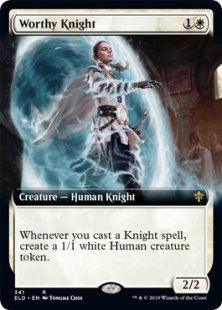 Worthy Knight (foil) (extended art)