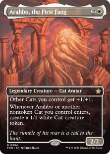 Arahbo, the First Fang (#294) (foil) (borderless)