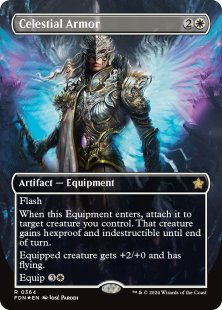 Celestial Armor (#364) (mana foil) (borderless)