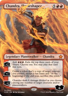 Chandra, Flameshaper (#360) (borderless)