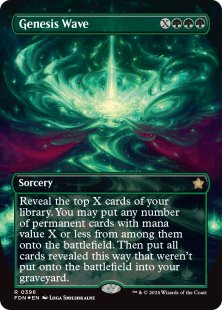 Genesis Wave (#396) (mana foil) (borderless)