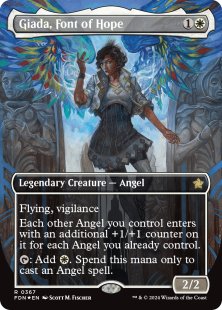 Giada, Font of Hope (#367) (mana foil) (borderless)