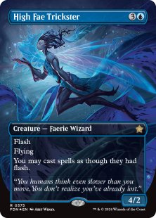 High Fae Trickster (#375) (mana foil) (borderless)