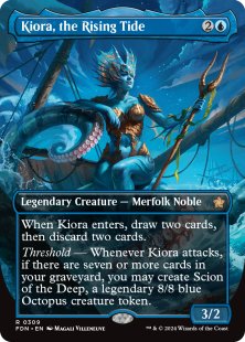 Kiora, the Rising Tide (#309) (borderless)