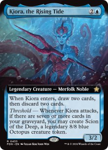 Kiora, the Rising Tide (#455) (extended art)