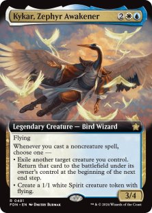 Kykar, Zephyr Awakener (#481) (extended art)