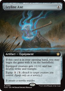 Leyline Axe (#485) (extended art)