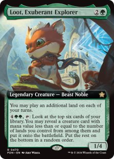 Loot, Exuberant Explorer (#470) (extended art)