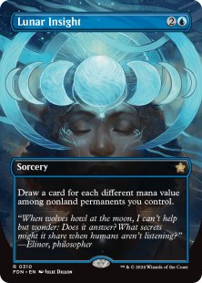 Lunar Insight (#310) (foil) (borderless)