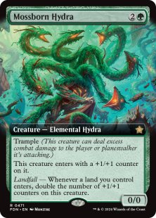 Mossborn Hydra (#471) (extended art)