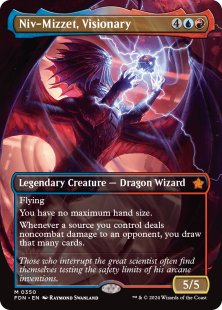 Niv-Mizzet, Visionary (#350) (borderless)