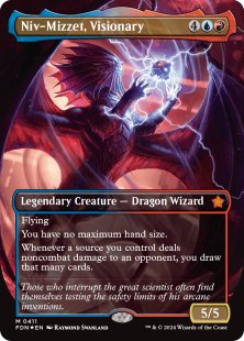 Niv-Mizzet, Visionary (#411) (mana foil) (borderless)