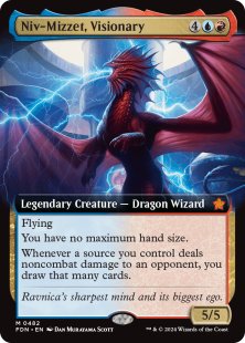 Niv-Mizzet, Visionary (#482) (extended art)