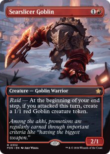 Searslicer Goblin (#332) (borderless)