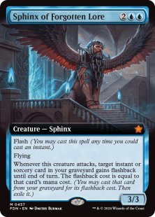 Sphinx of Forgotten Lore (#457) (extended art)