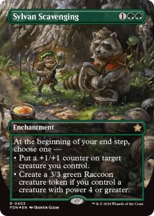 Sylvan Scavenging (#403) (mana foil) (borderless)