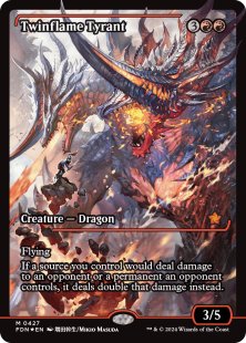 Twinflame Tyrant (#427) (foil) (showcase)