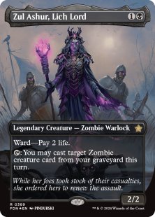 Zul Ashur, Lich Lord (#389) (mana foil) (borderless)