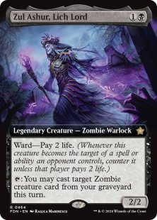 Zul Ashur, Lich Lord (#464) (extended art)