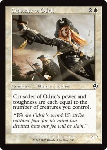 Crusader of Odric (foil) (showcase)