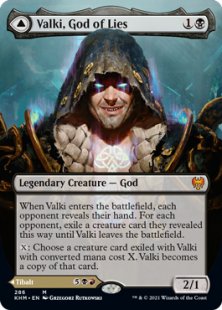 Valki, God of Lies (1) (foil) (borderless)