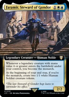 Faramir, Steward of Gondor (extended art)