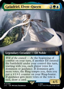Galadriel, Elven-Queen (foil) (extended art)