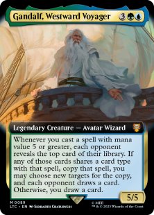Gandalf, Westward Voyager (foil) (extended art)