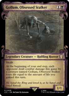 Gollum, Obsessed Stalker (silver foil) (showcase)