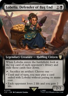 Lobelia, Defender of Bag End (extended art)