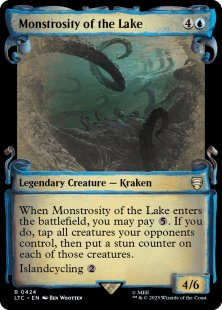 Monstrosity of the Lake (silver foil) (showcase)