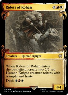 Riders of Rohan (silver foil) (showcase)