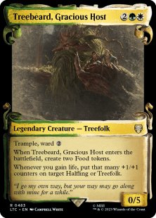 Treebeard, Gracious Host (silver foil) (showcase)