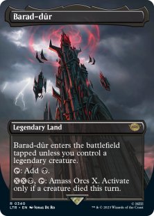 Barad-dûr (#340) (foil) (borderless)