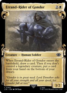 Errand-Rider of Gondor (silver foil) (showcase)