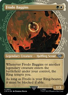 Frodo Baggins (#812) (surge foil) (showcase)