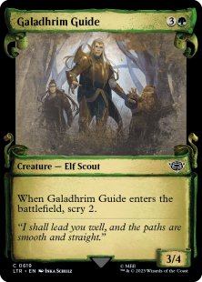 Galadhrim Guide (silver foil) (showcase)