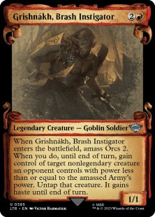 Grishnákh, Brash Instigator (silver foil) (showcase)