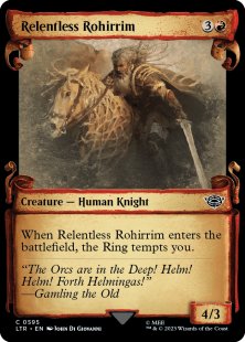 Relentless Rohirrim (silver foil) (showcase)