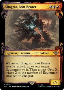 Shagrat, Loot Bearer (#679) (silver foil) (showcase)